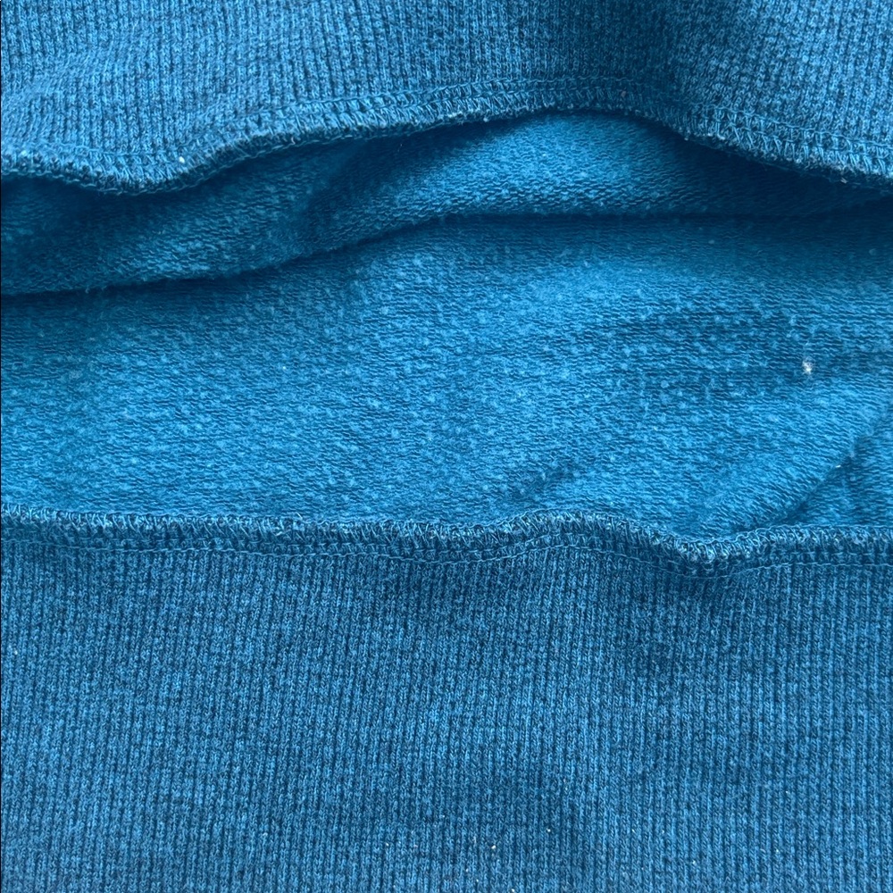 Roots | Blue Grey and White Colour Block Long Sleeve Sweater Size Large - Picture 5 of 11